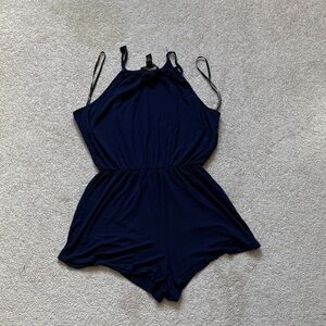 Forever 21 Navy Blue Romper